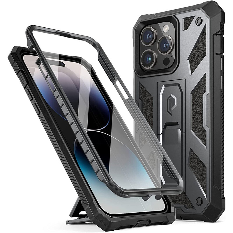 For iPhone 14 Pro Max 14 Pro 14 Plus 14 Case ShockProof Rugged Cover w/Kickstand