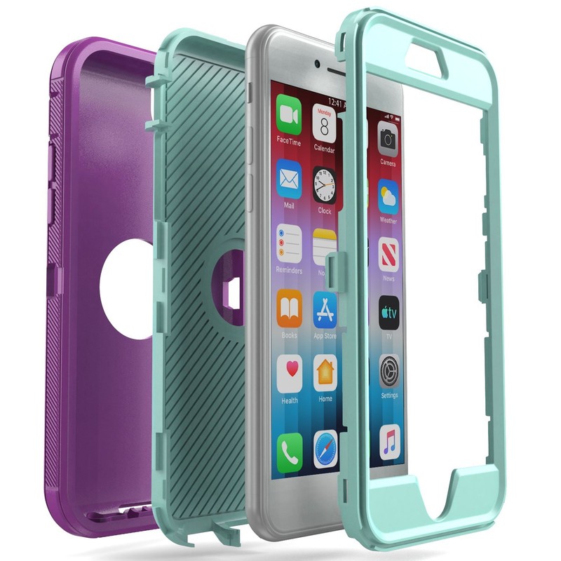 For iPhone SE 2nd 3rd 2022 2020 Case Heavy Duty Protective Triple Layers Cover gallery