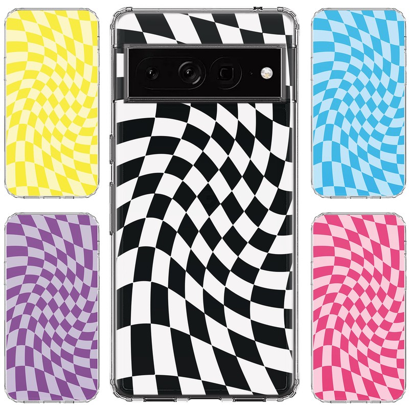For Google Pixel 7 8 Pro 7a 6a ShockProof TPU Phone Case+Tempered Glass -TKR