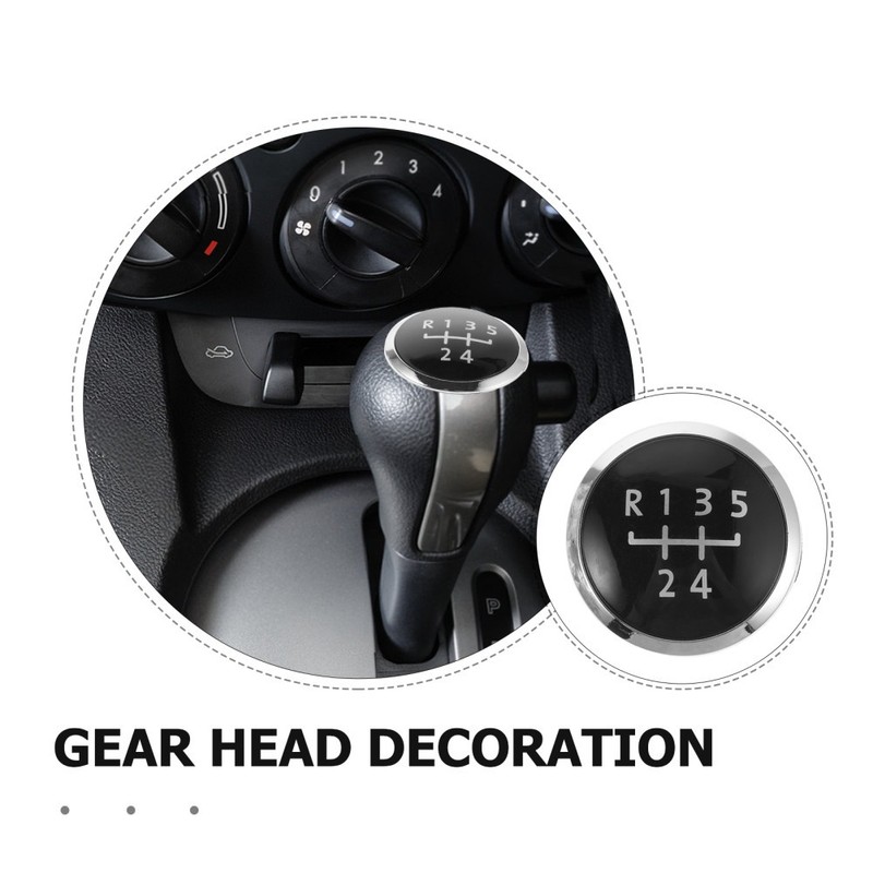 Gear Head Decorative Cover Shift Indicator Manual Car Knob Auto Shifter gallery
