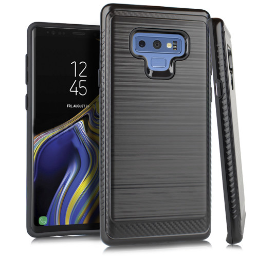GSA Brushed Case w/Edge Design for Samsung Galaxy Note 9 (N960) – Black