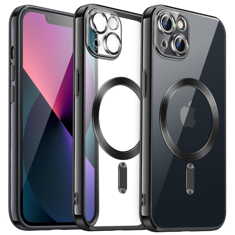 JETech Soft Clear Case for iPhone 13 6.1-Inch, Camera Lens Full Protection