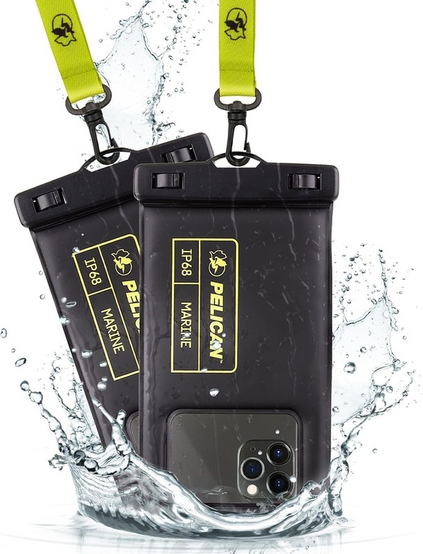 Floating Waterproof Phone Case - Certified & Touchscreen Friendly, 2-Pack gallery