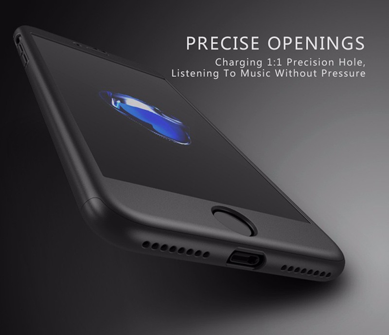 Ultra Thin Slim Hard Case iPhone 6 7 8 / Plus, X, XR, 11, 11PRO + Tempered Glass gallery