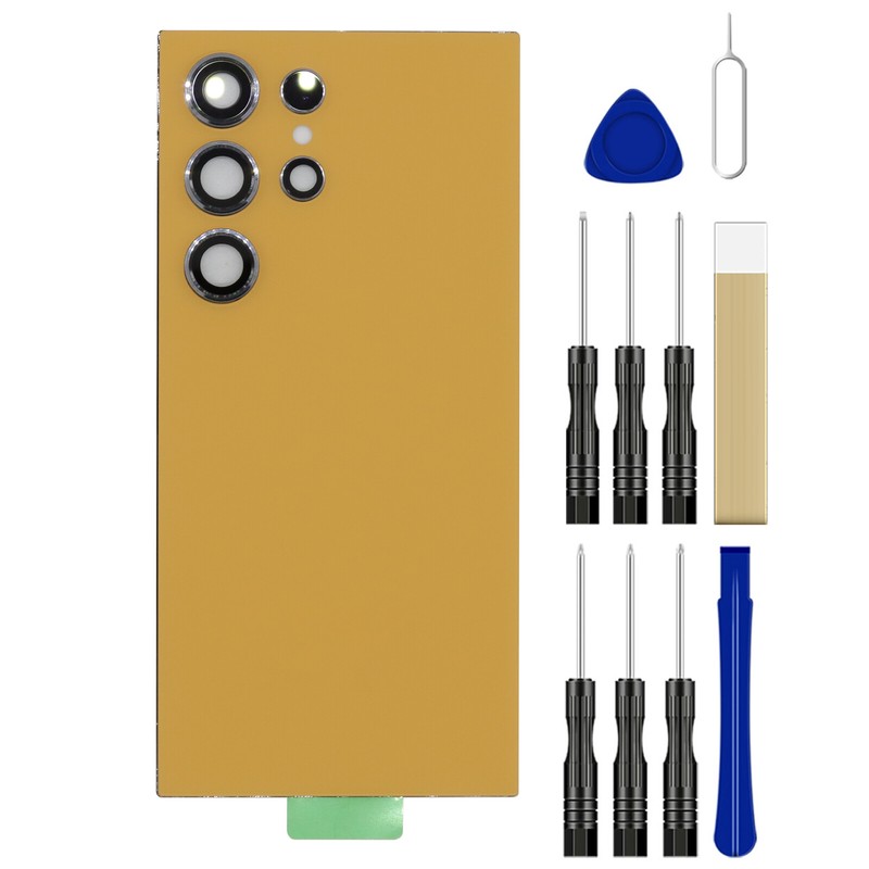 For Samsung Galaxy S24 Ultra Battery Door Back Glass Cover Housing + Camera Lens gallery