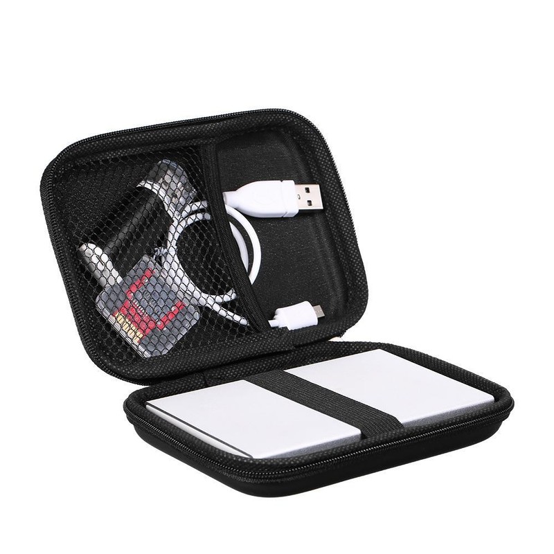 2.5" Hard Drive Case EVA Shockproof Carrying Pouch Bag External HDD Accessory gallery