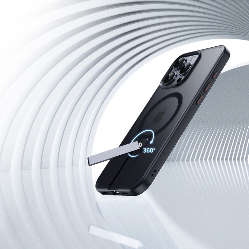 Slim Mag-Safe Case Cover with Adjustable Stand For iPhone 16 Pro Max 15 14 13 12 gallery