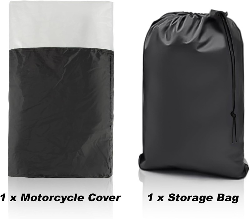 Funda Moto Universal XXL, Impermeable, Sol, Bolsa y Ojetes para Candado gallery