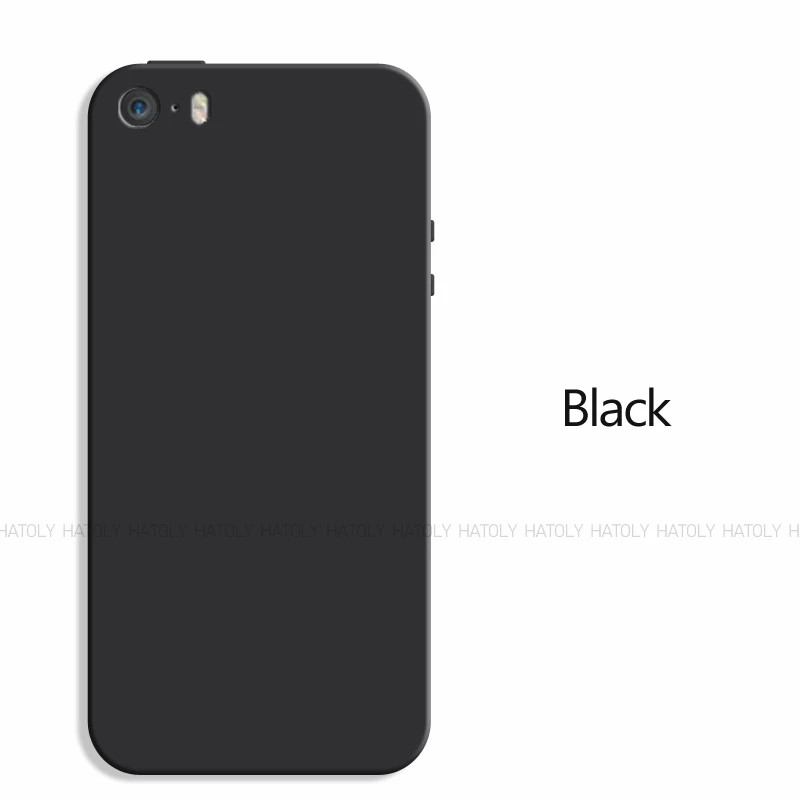 Liquid Silicone Phone Case Compatible with iPhone 5s 5 SE 2016 Shockproof Cover