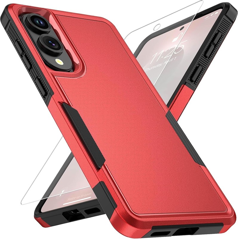 For Samsung Galaxy S25 Edge Case Shockproof Tough Phone Cover + Tempered Glass gallery