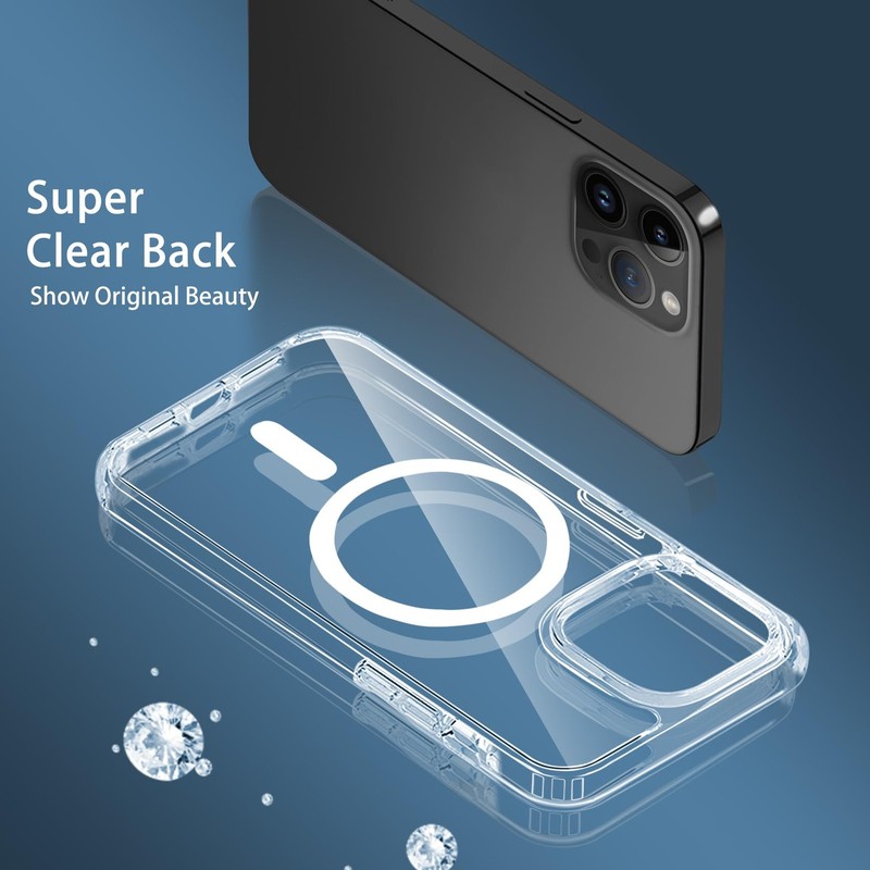 Hsefo Magnetic Case Compatible with iPhone 14 Pro Case, Compatible with MagSa... gallery