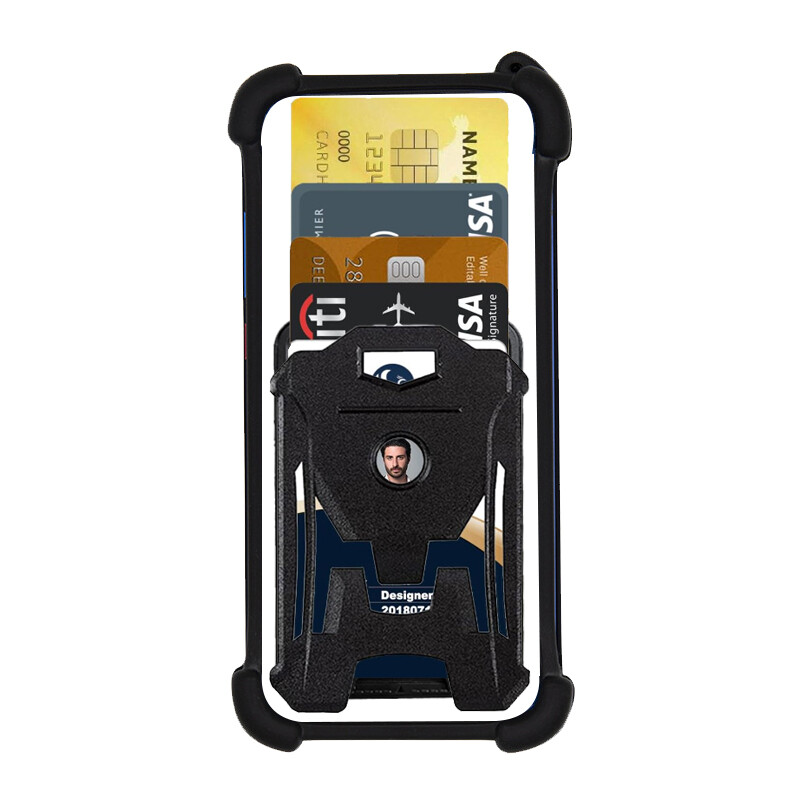 For Foxxd A65 A67 Multi Card Armor Card Pack+Anti Drop Elastic silicone frame