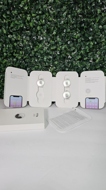 Apple AirTag MX532AM/A White Genuine Original 3 Pack New (From 4 Pack) gallery