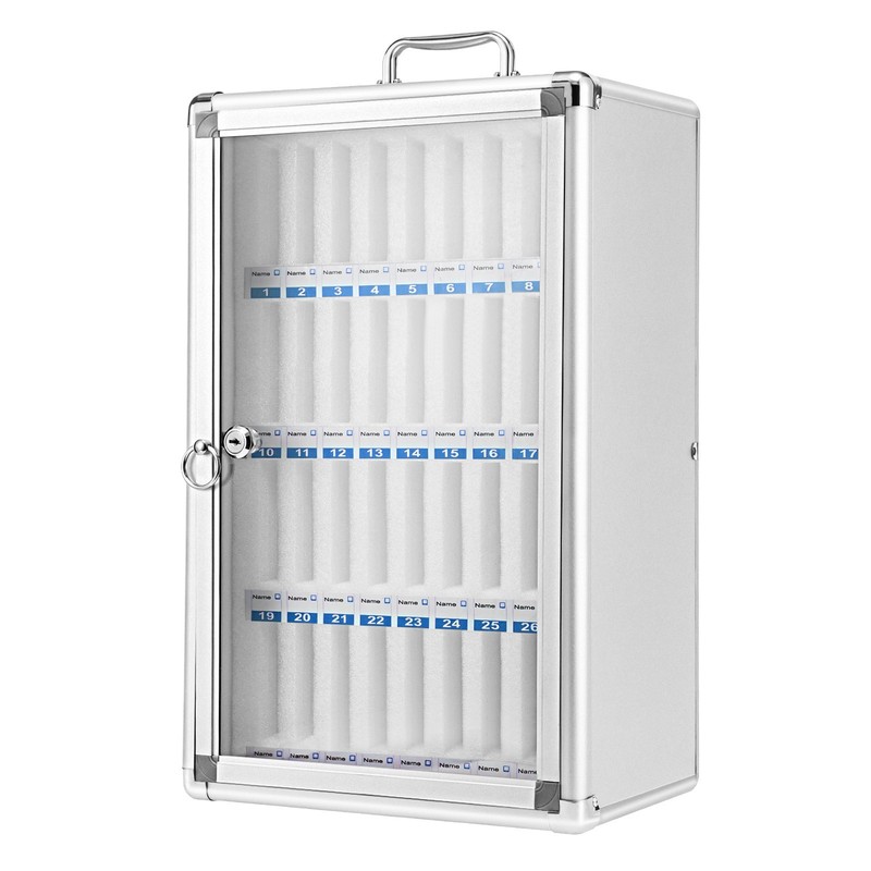 49cm Cell Phone Storage Cabinet w/ Keys 36 Slots Rectangular Cell Phones Locker gallery