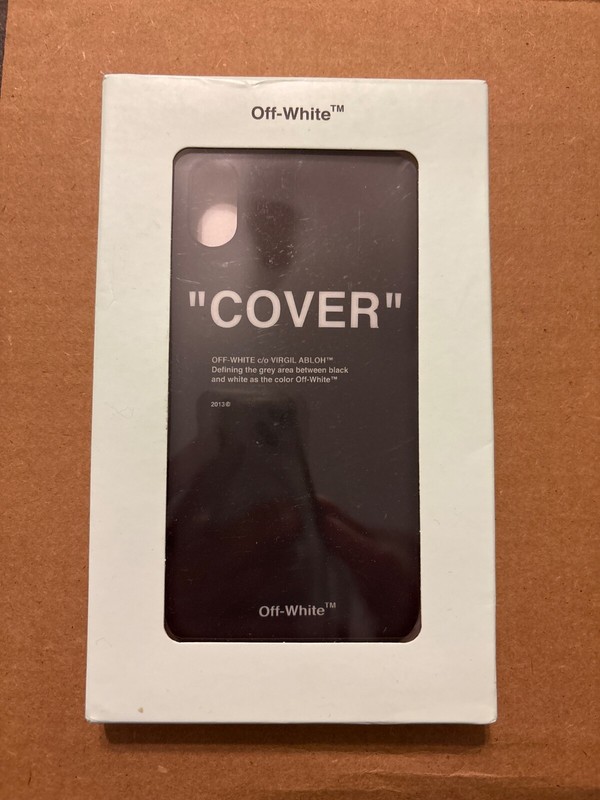 Off-White iphone x case brand new