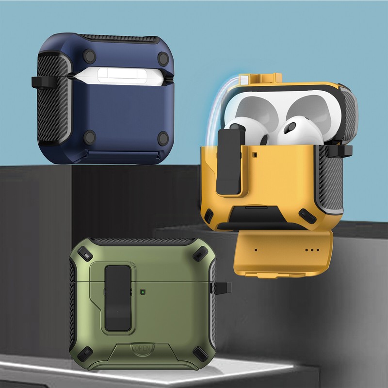 Protective Case For AirPods 4th/Pro 2019 /Airpods 1/2 Shockproof Hard Slim Cover gallery