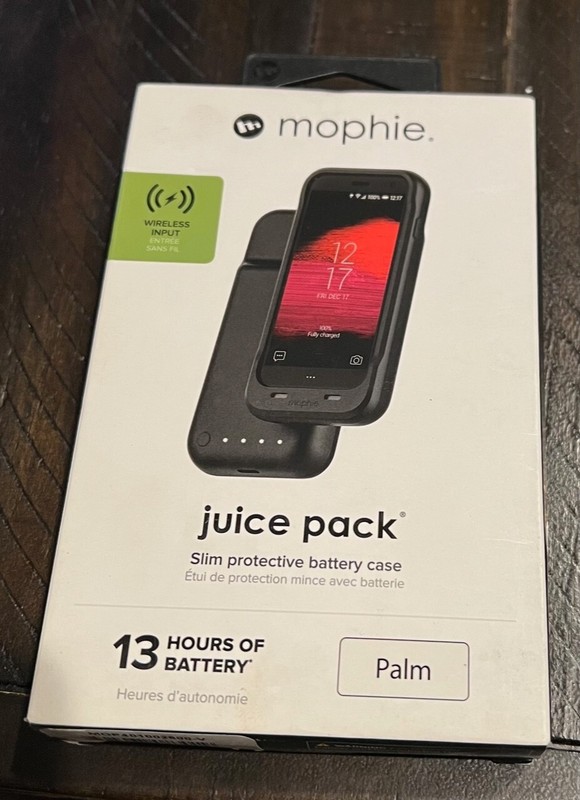 Mophie Juice Pack – Protective Battery Case Made For Palm – Black – NEW