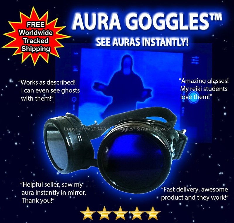AURA GOGGLES orgon energy reiki emf evp hunting ghost dicyanin style see auras
