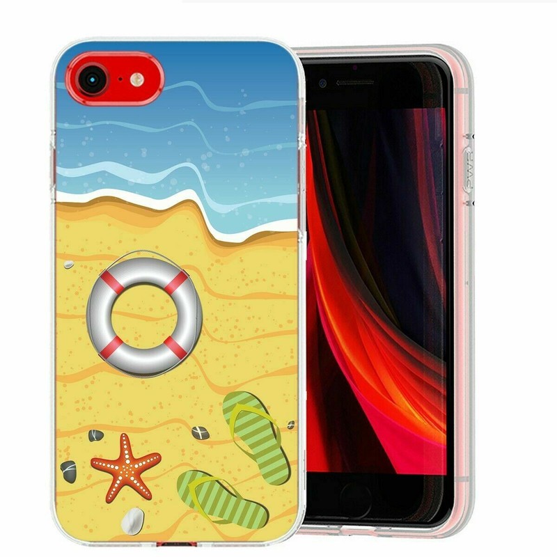 for Apple iPhone SE 2022 2020 ShockProof TPU Rugged Skin Phone Case Cover-D3