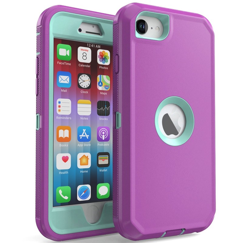For iPhone SE 2nd 3rd 2022 2020 Case Heavy Duty Protective Triple Layers Cover gallery