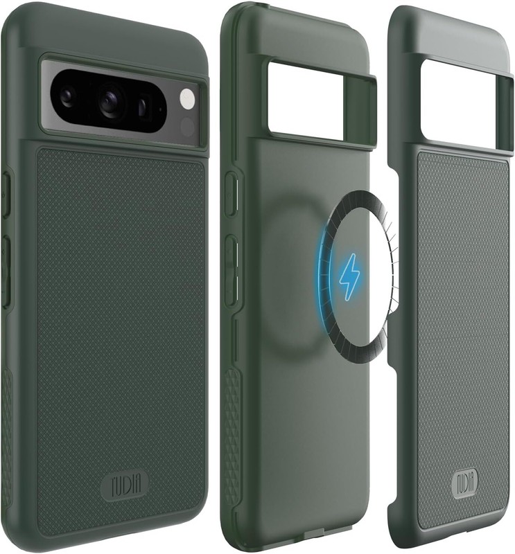 Google Pixel 8 Pro / 8 / 7a Case, TUDIA [MergeGrip] Rugged Hybrid MagSafe Cover gallery