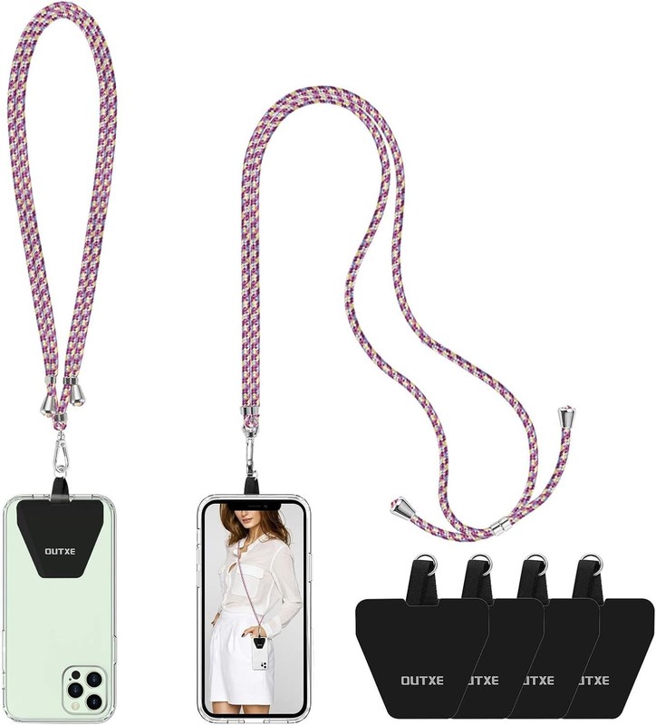 Phone Patch Universal Cell Phone Lanyard Wrist Key Chain Neck Strap