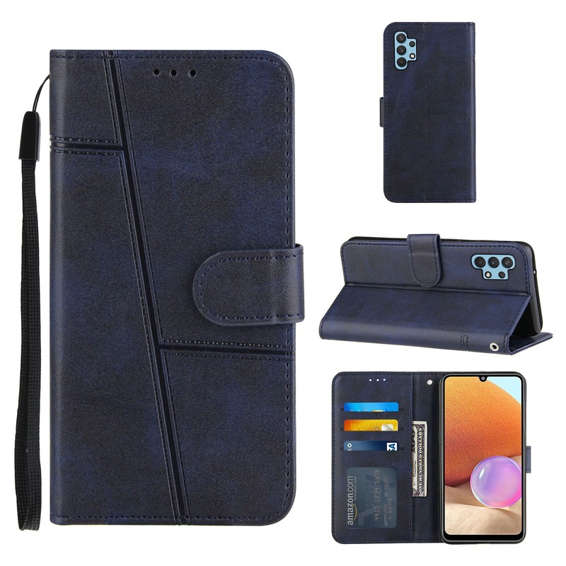Suede Leather Phone Case Cover for Samsung Galaxy A32 A42 A52 A72 5G A12 gallery