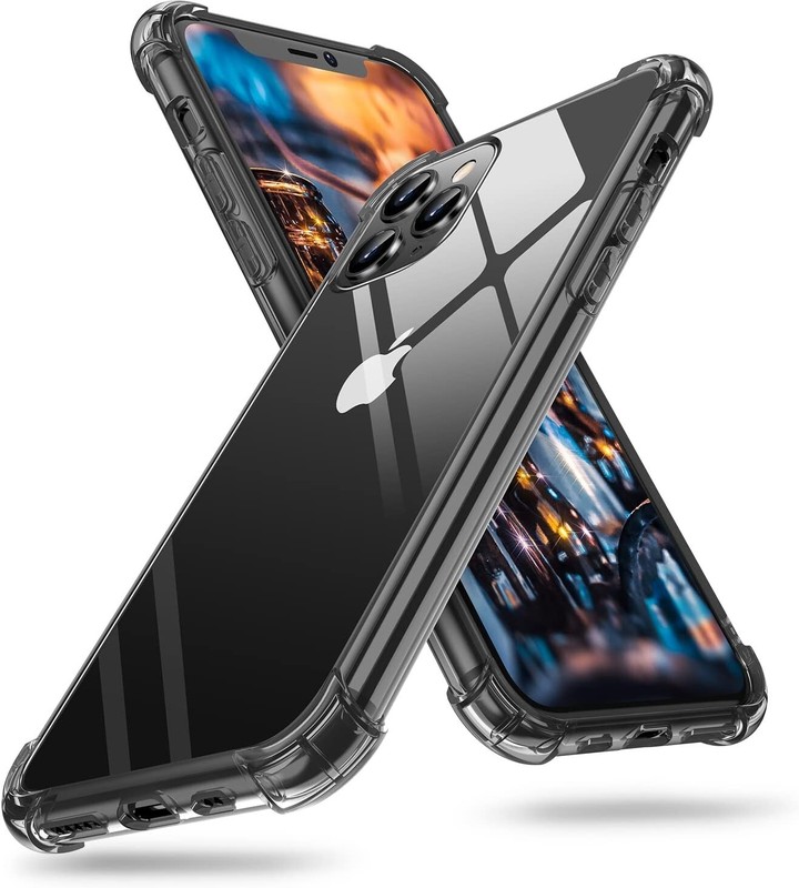 iPhone 11 Case Polycarbonate Soft Bumper Shockproof Protective Cover Black Case