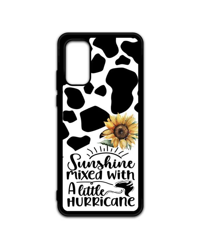 Cow Print Western Cowgirl Sunflower Phone Case for Galaxy Shockproof Durable gallery