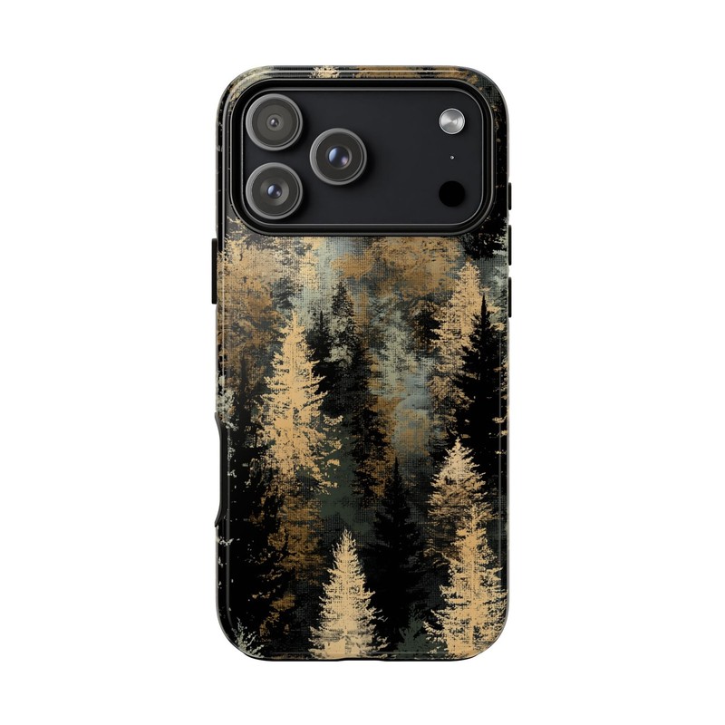 For iPhone/Galaxy/Pixel – Premium Case – Pine Tree Forest Digital Camo