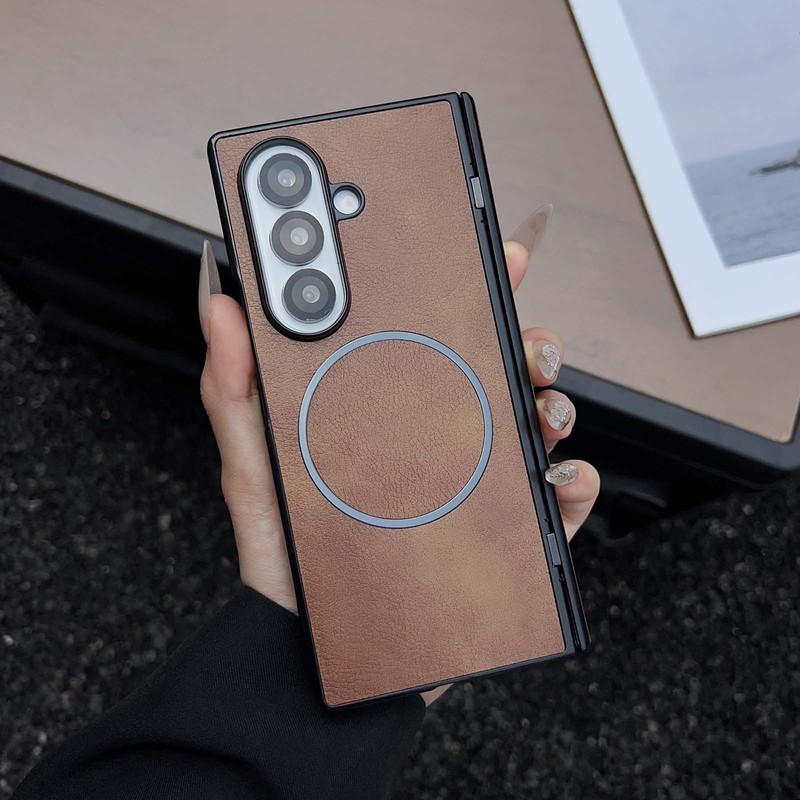 Magnetic Shockproof Hinge Protection Case For Samsung Galaxy Z Fold 7 6 5 4 3 gallery