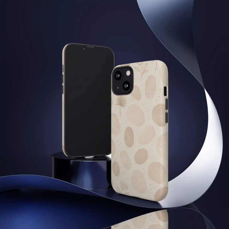 Neutral Pebble Pattern Tough Phone Case gallery