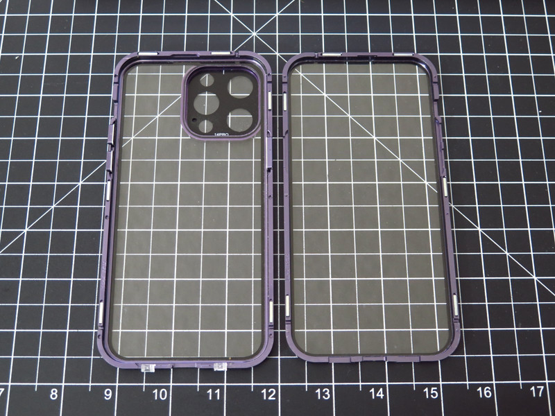 Apple 6.7″ iPhone 14 Pro Max Metal Wrap Around Case Purple
