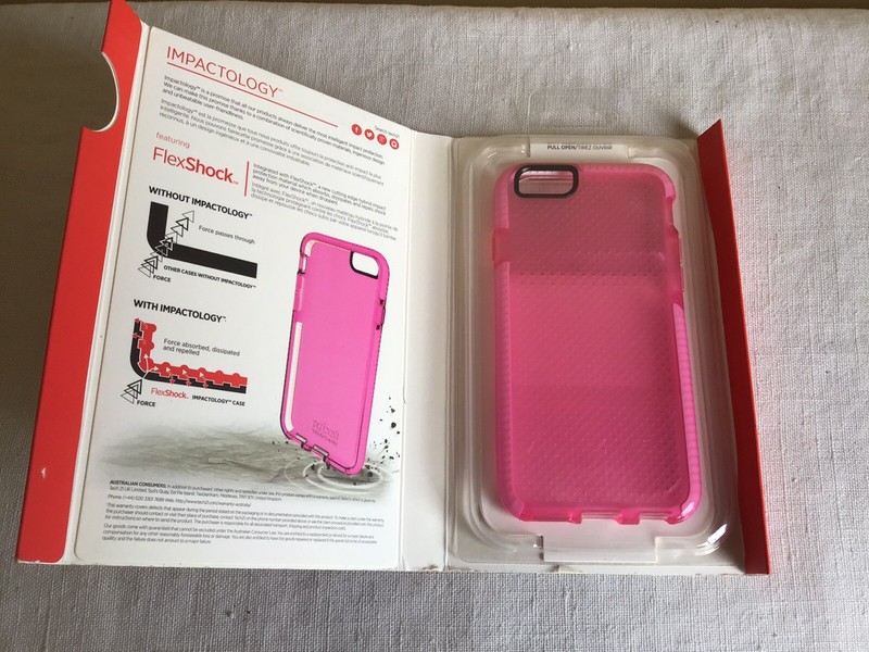 New Tech21 Impactology Evo Mesh Pink Ultrathin Cell Phone Case Apple iPhone 6 gallery