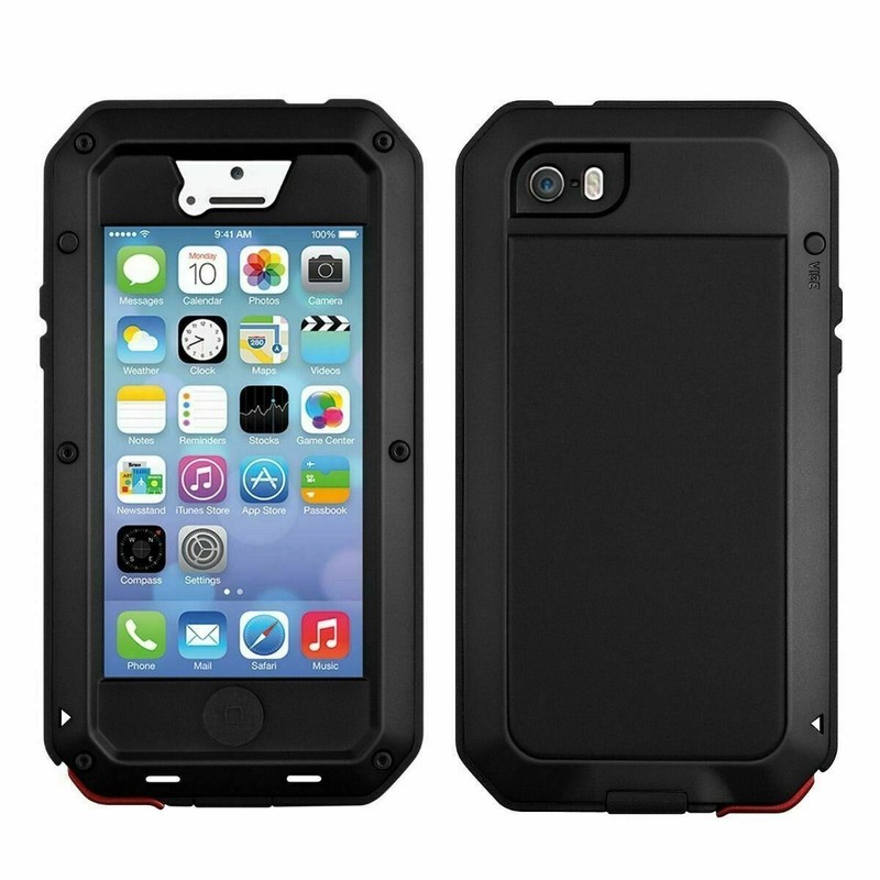 Gorilla Heavy Case Aluminum Metal Glass Shockproof Cover For iPhone SE 2nd 2020 gallery