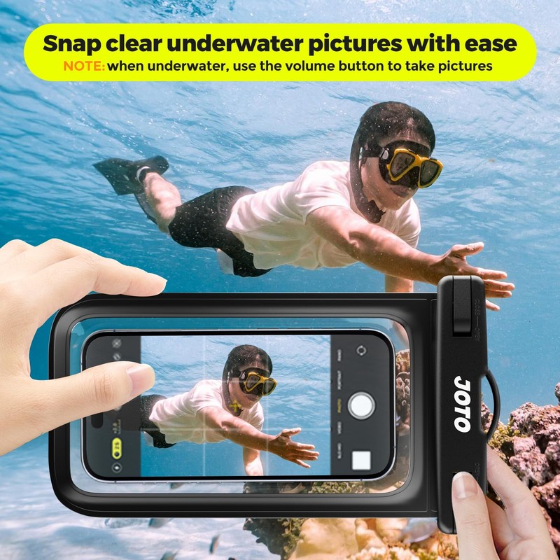 JOTO 2 Pack Universal Waterproof Phone Case for iPhone 17 Air 16 15 14 13 12 ... gallery