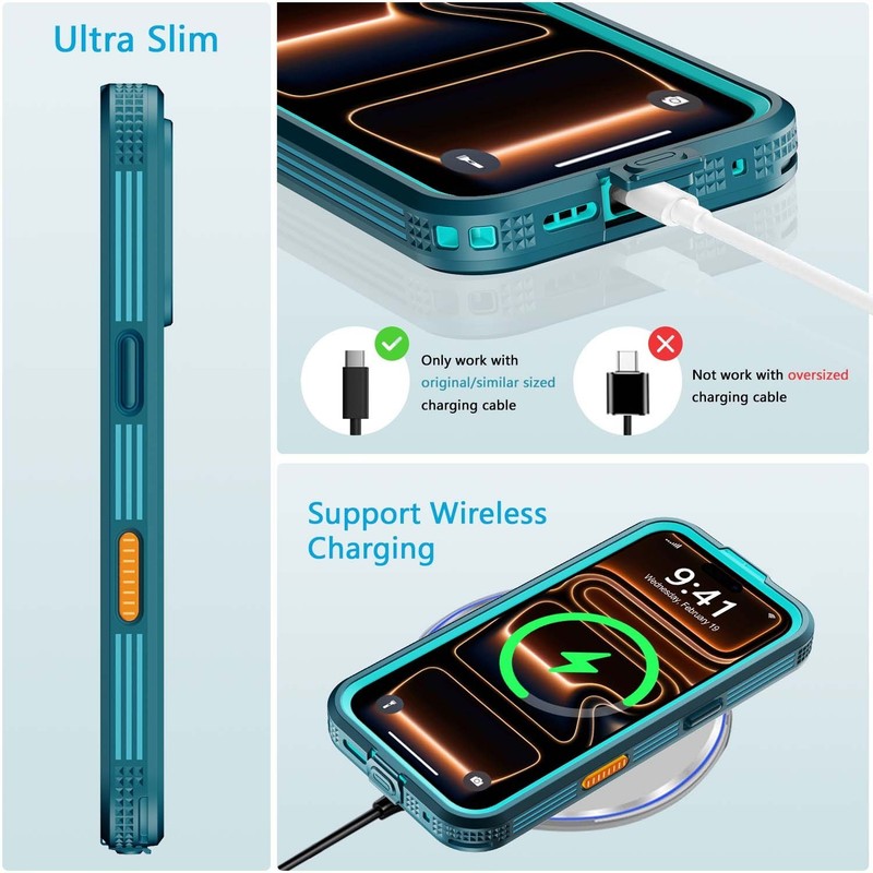 Waterproof Case For iPhone 17 Pro Max 17 AIR MagSafe Shockproof Full Body Cover gallery