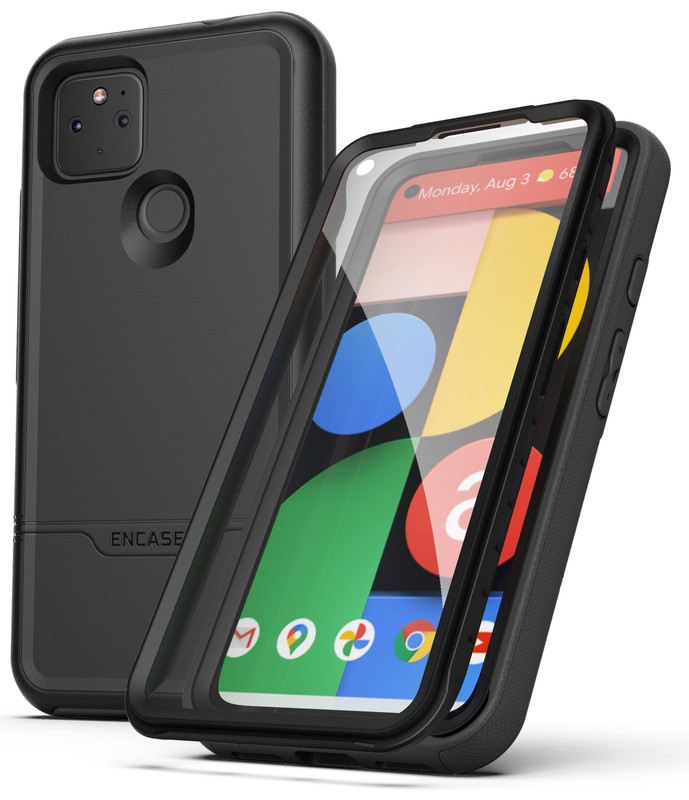 Google Pixel 5a 5G Case with Screen Protector, Cover with Build-in Screen Guard