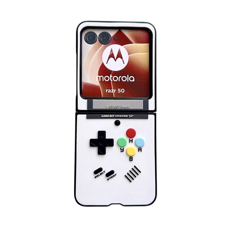 For Moto Razr Ultra Plus 2025 2024 Cute Game Gamepad Retro Classic Case Cover