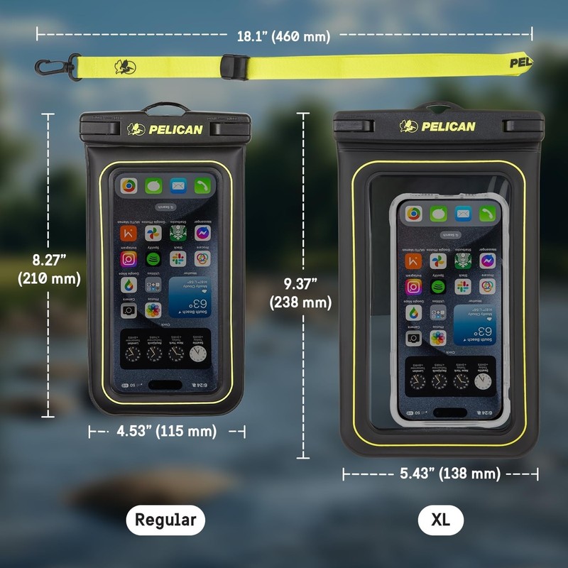 Floating Waterproof Phone Case - Certified & Touchscreen Friendly, 2-Pack gallery