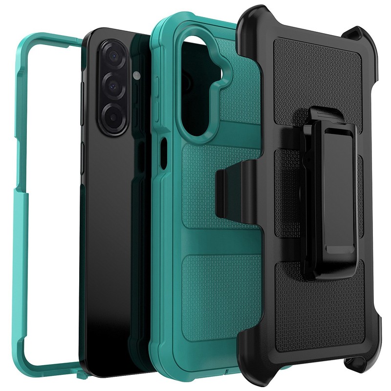 For Samsung Galaxy A17 Case Heavy Duty Rugged Phone Cover / Clip Belt Holster gallery