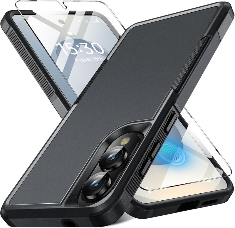 For Samsung Galaxy S25 Edge Case Shockproof Tough Phone Cover + Tempered Glass gallery