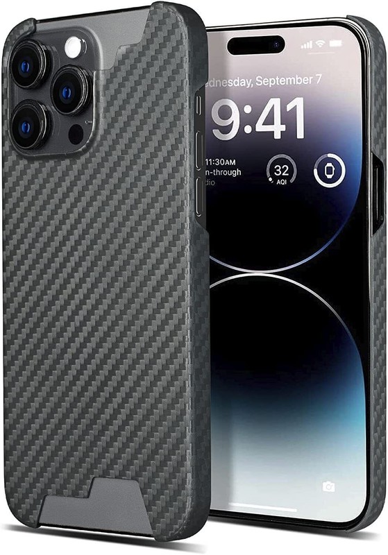Luxury Real Forged Carbon Fiber Case Shockproof Cover For iPhone 15 Pro Max/Pro gallery