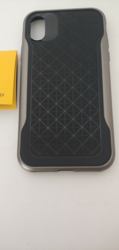 Apple i-Phone X Compatable Case Cover Caseology Apex Series – Black / Warm Gray