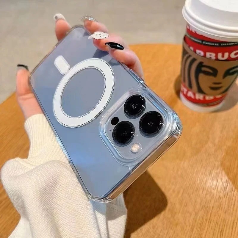 Clear MagSafe Case for All iPhone | Magnetic Wireless Charging Cover gallery