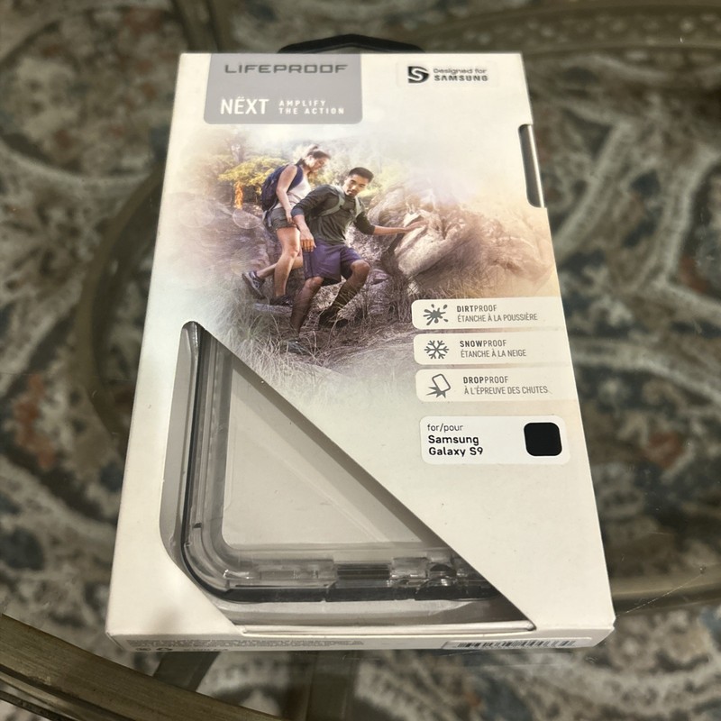 NEW LifeProof Next Series drop Case For Samsung Galaxy S9 Crystal Clear Black