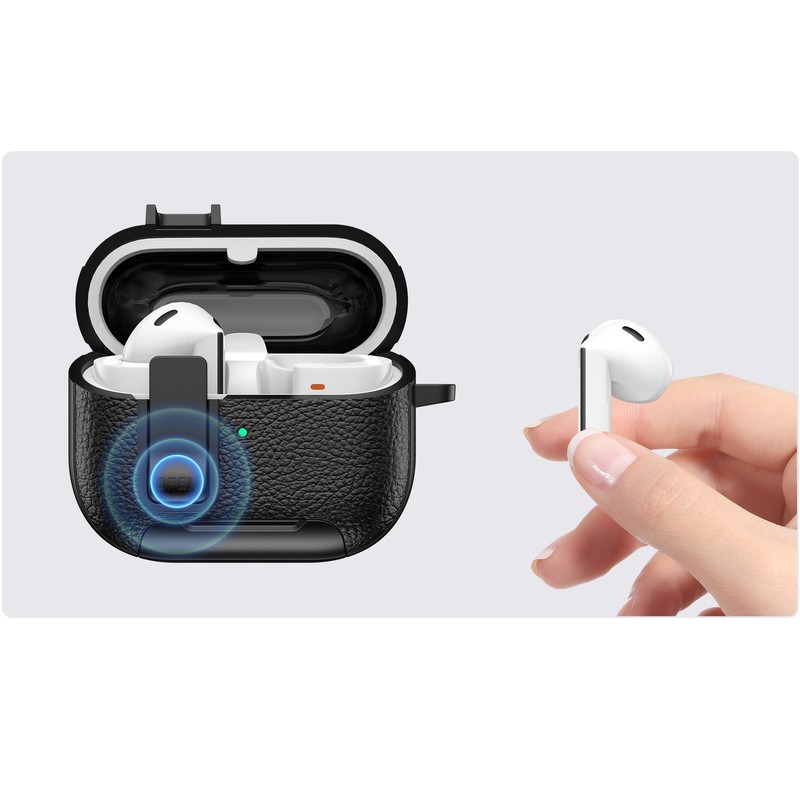 For Samsung Galaxy Buds 4Pro/3 Pro/3 FE Secure Rugged Earphone Case+Kickstand gallery