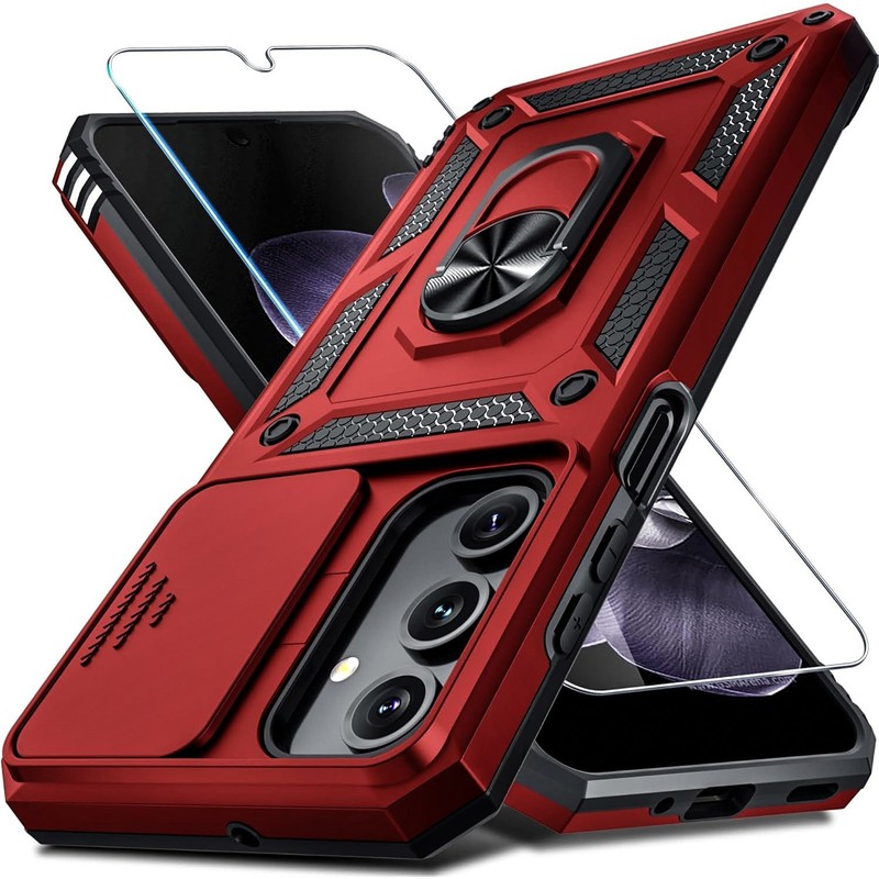 For Samsung Galaxy A37 5G Shockproof Case Anti-Slip Phone Cover + Screen Glass gallery