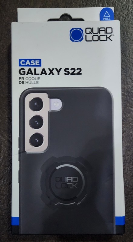 Quad Lock Impact Resistant Black Case – for Samsung Galaxy S22 | Brand New