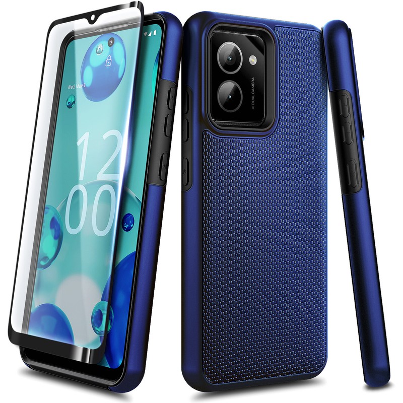 For HMD Vibe (Nokia N159V TA-1590) Hybrid Phone Case Cover + Screen Protector